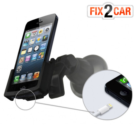 Fix2Car Adjustable Passive Holder with Suction Cup for iPhone 5S / 5