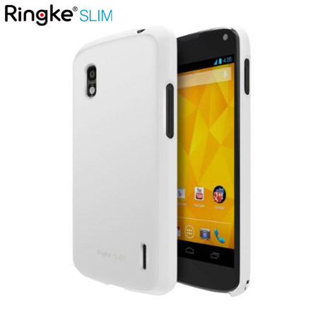 Rearth Ringke Slim Case for Google Nexus 4 - White (Version 2)