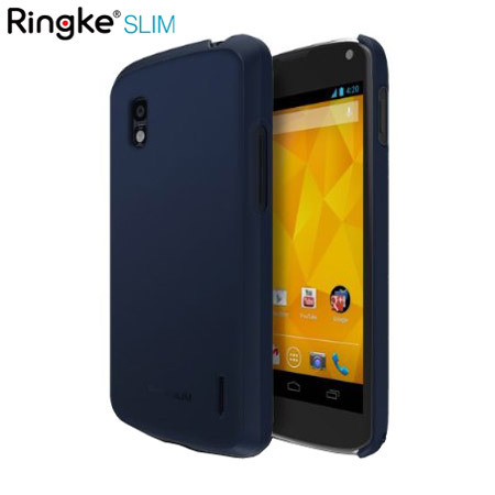 Rearth Ringke Slim Skal till Google Nexus 4 Skal - Blå (Version 2)