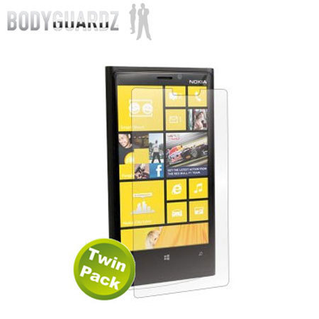 BodyGuardz Anti Glare Nokia Lumia 920 Screen Protector - Twin Pack