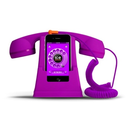 Ice-Phone Retro Handset - Purple