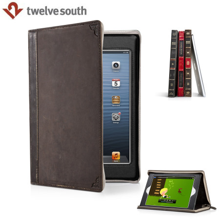 Willen Snel renderen Twelve South Book Case & Stand for iPad Mini 3 / 2 / 1 - Brown