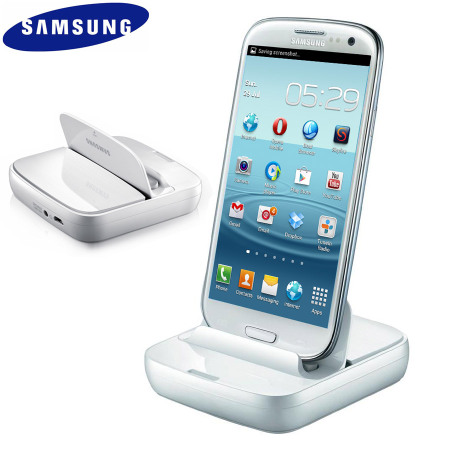 Samsung Galaxy Dockingstation in Weiß