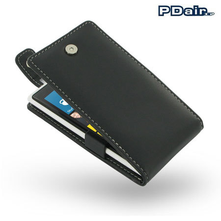 PDair Leather Flip Case for Nokia Lumia 920 - Black
