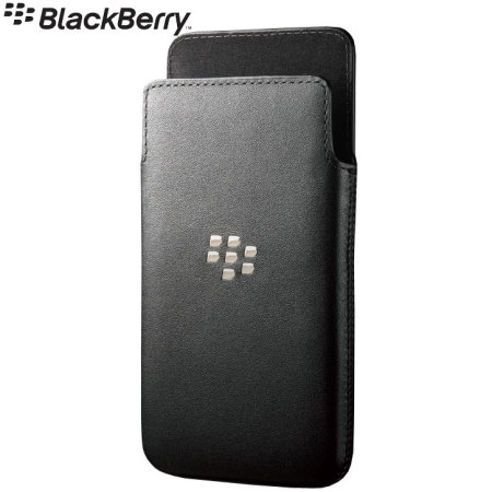 Blackberry Custodia Originale In Pelle Nera Per Curve 8520, 8900 E 9300 - 3