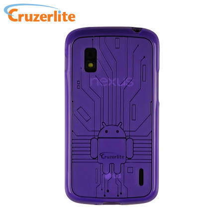 Cruzerlite Bugdroid Circuit Case for Google Nexus 4 - Purple