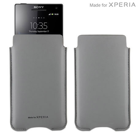 Sony Xperia Z SMA3127G Pouch Case - Grey