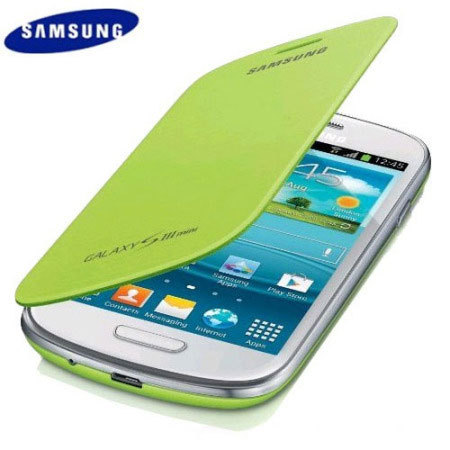 Genuine Samsung Galaxy S3 Mini Flip Cover - Mint - EFC-1M7FMECSTD