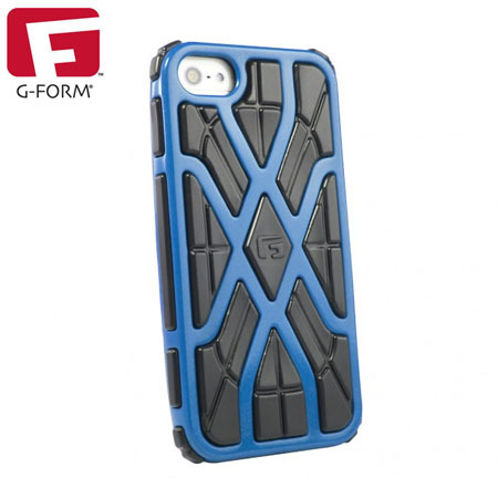 Coque iPhone 5S / 5 G-Form X-Protect – Noire / Bleue