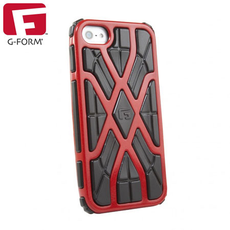 Coque iPhone 5S / 5 G-Form X-Protect – Noire / Rouge
