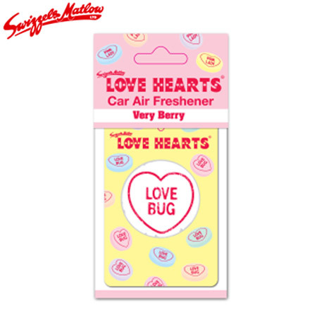 Swizzels Matlow Retro Scent Car Freshener - Love Hearts