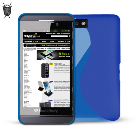 FlexiShield Wave Case for Blackberry Z10 - Blue