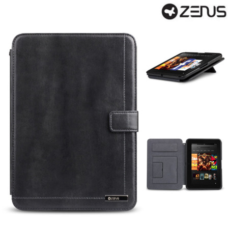 Zenus Neo Classic Diary for Kindle Fire HD 2012 - Dark Grey