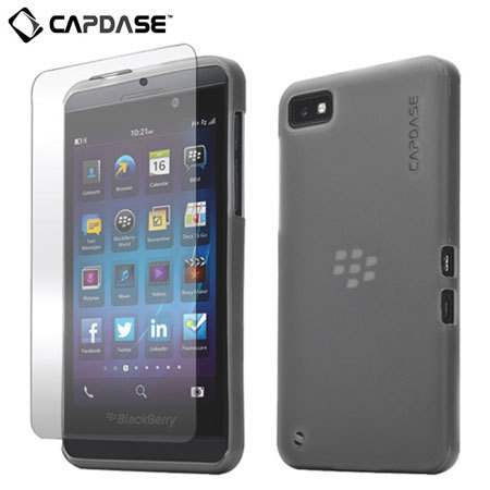 Capdase Soft Jacket Xpose for Blackberry Z10 - Smoke Black