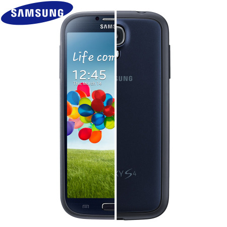 Official Samsung Galaxy S4 Protective Hard Case Cover Plus - Blue