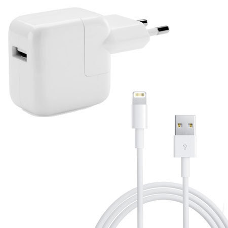 Chargeur Secteur + cable Lightning iPad Pro 12.9 / Air / iPad Mini 4