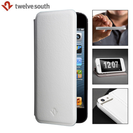 Twelve South SurfacePad Luxery Ledertasche für iPhone 5S 5C 5  in Weiß