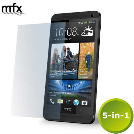 MFX Screen Protector 5-in-1 Pack for HTC One M7