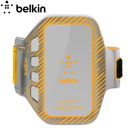 Belkin EaseFit Plus Armband for HTC One - Orange/Grey