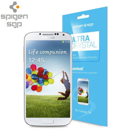Spigen Ultra Crystal Samsung Galaxy S4 Screen Protector - Twin Pack