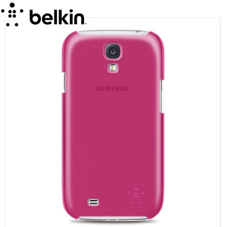 Belkin Shield Sheer Case For Samsung Galaxy S4 - Pink