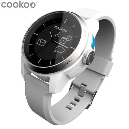 COOKOO Smartphone Analog Watch - White
