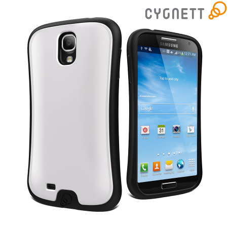 Funda Samsung Galaxy S4 Cygnett FitGrip - Blanca / Negra