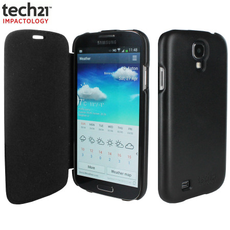 Tech21 Impact Snap Case with Flip for Samsung Galaxy S4 - Black