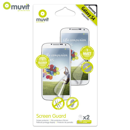 Muvit Matte & Glossy Screen Protector for Samsung Galaxy S4