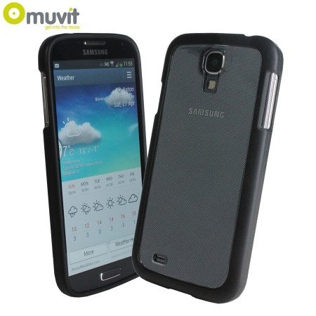 Muvit Bimat Back Case Galaxy S4 Hülle in Schwarz und Transparent