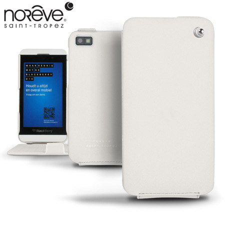 Noreve Tradition Leather Case for BlackBerry Z10 - White