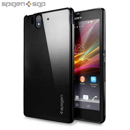 Hoofdkwartier Onbevreesd bad Spigen Ultra Capsule Series Case for Sony Xperia Z - Black
