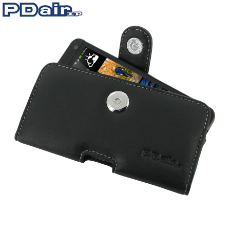 PDair Horizontal Leather Pouch HTC One 2013 Tasche