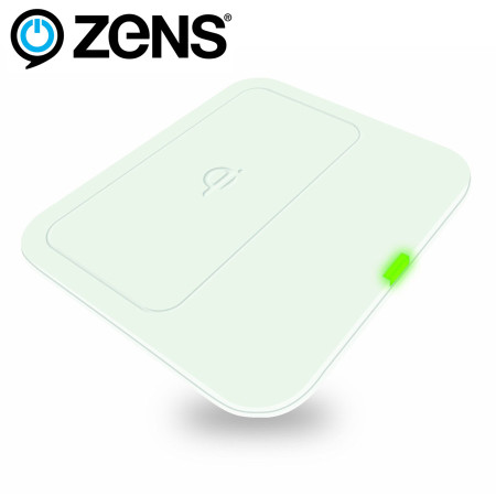 Zens Qi Wireless Ladepad in Weiß