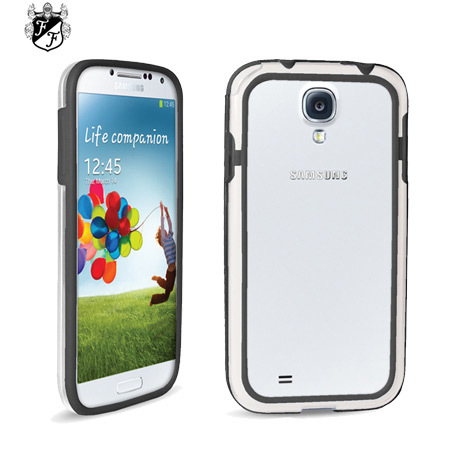 FlexiFrame Samsung Galaxy S4 Bumper Case - Black / Clear