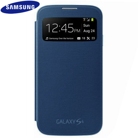 S View Cover Officielle Samsung Galaxy S4 – Bleue