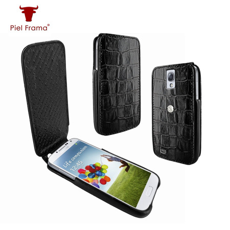Piel Frama iMagnum Crocodile Case For Samsung Galaxy S4 - Black