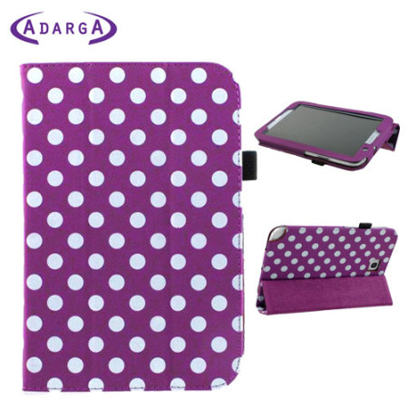 Housse Samsung Galaxy Note 8.0 Adarga Stand and Type– Polka Dot