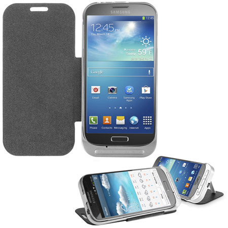 Power Jacket for Samsung Galaxy S4 with Cover- 3200mAh