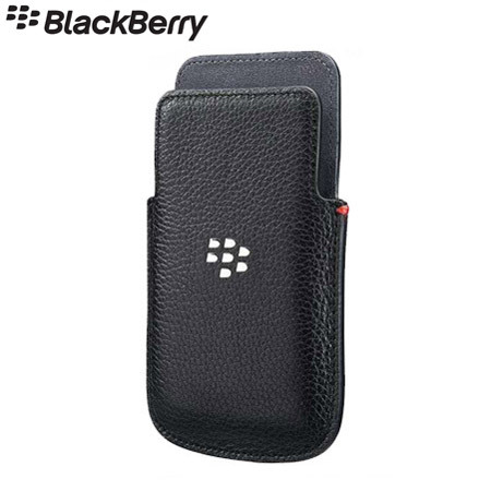 BlackBerry Q5 Leather Pocket - ACC-54681-201 - Black