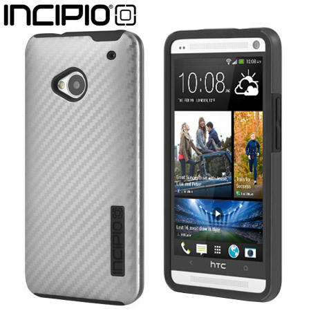 Incipio DualPro CF Case for HTC One - Silver / Black