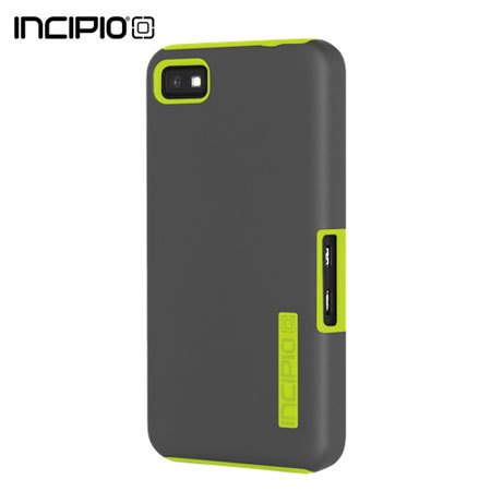 Incipio DualPro Case for Blackberry Z10 - Grey/Neon Yellow