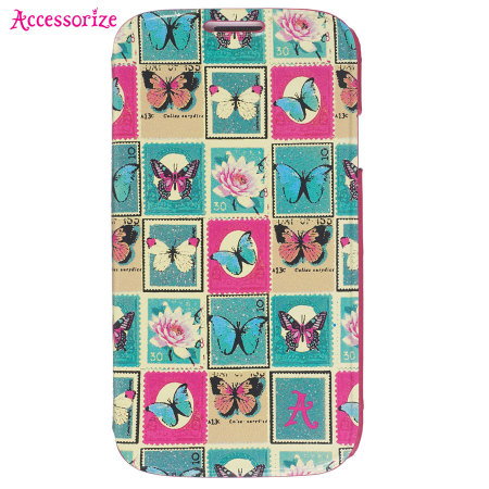 Accessorize Cover for Samsung Galaxy S4 - Stamps