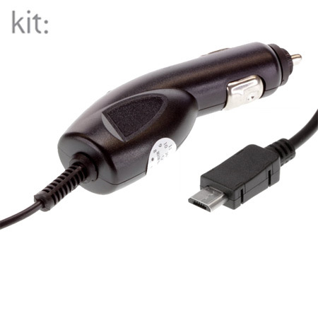 Kit: Micro USB In-Car Charger for Tablets 2.1A