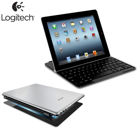 Logitech Ultra-Thin Keyboard Cover for iPad 4 / 3 / 2 - Silver / Black