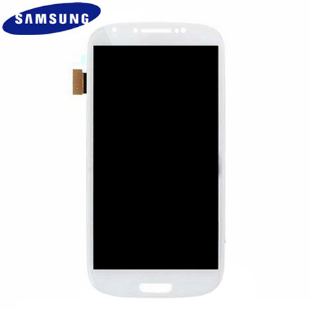 From blanket Numeric Genuine Samsung Galaxy S4 LTE i9505 LCD Screen - White Frost