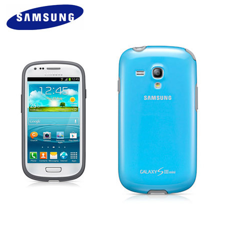 Official Samsung Galaxy S3 Mini case Cover Plus Light Blue