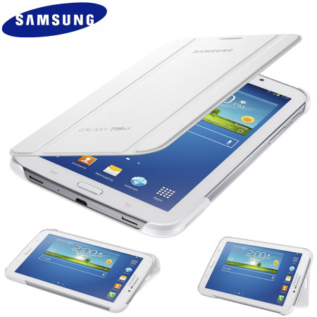 kapperszaak bloem hebben zich vergist Official Samsung Galaxy Tab 3 7.0 Book Cover - White