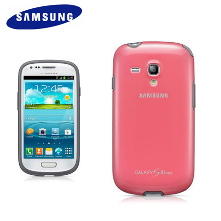 Coque Samsung Galaxy S3 Mini Officielle Cover Plus – Rose