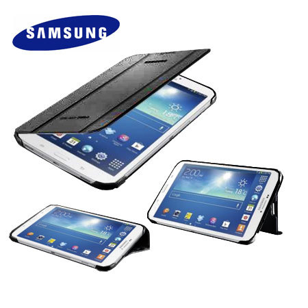 tijger zuur congestie Official Samsung Galaxy Tab 3 8.0 Book Cover - Black